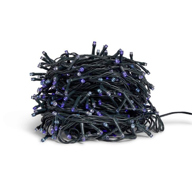 Guirlande lumineuse extérieure 400LED blanc froid/bleu clair/bleu 29,9m