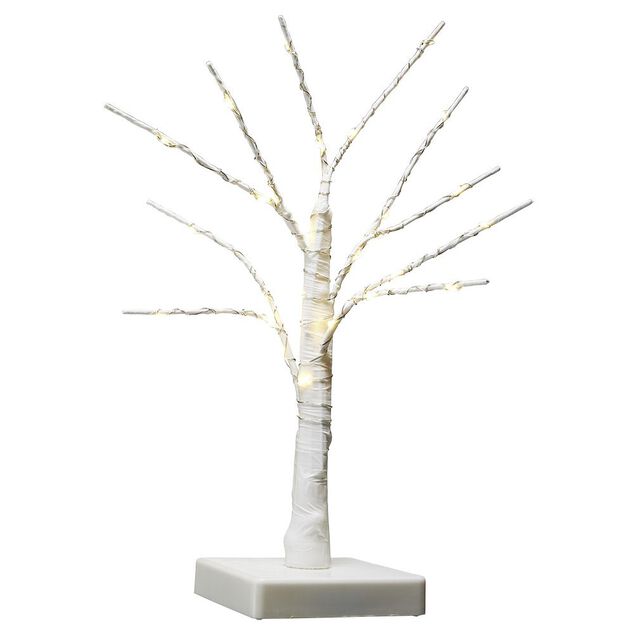 Arbre de No&euml;l lumineux 30LED &agrave; poser H32 cm
