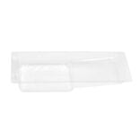 Lot de 3 protections pour bac à peinture en plastique transparent