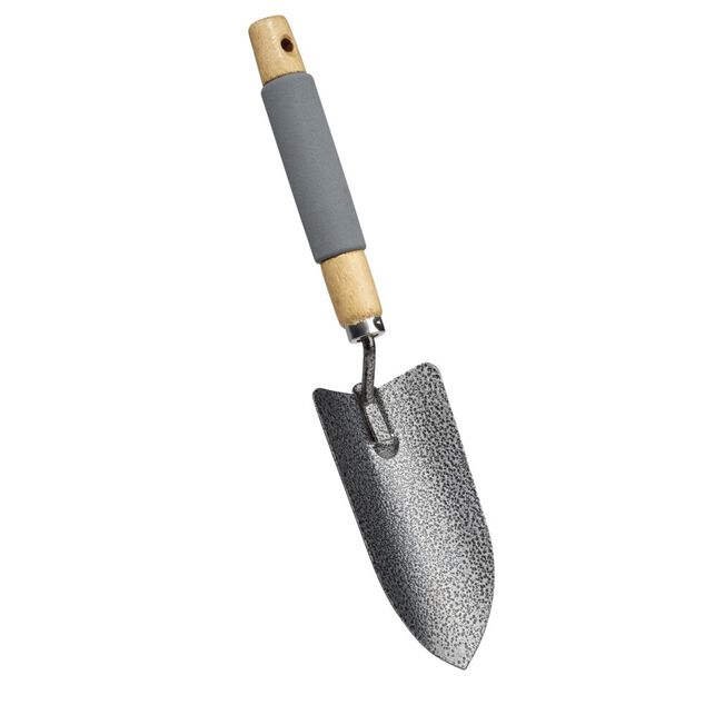 Transplantoir m&eacute;tal et bois noir 35x8xH5cm