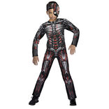 D&eacute;guisement enfant Halloween cyborg combinaison et masque 7/10ans
