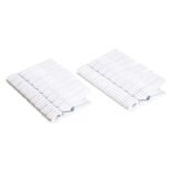 Pince à linge plastique blanc x18