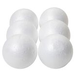 Boule de No&euml;l blanche x6