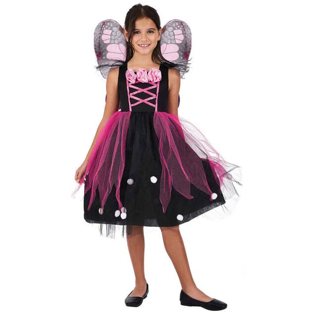D&eacute;guisement F&eacute;e magique rose et noir 7/10 ans