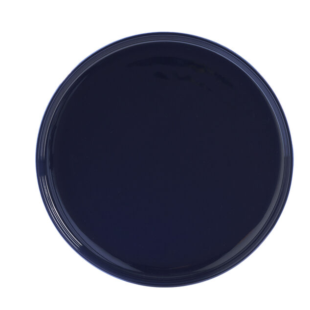 Assiette plate ronde Oslo bleu fonc&eacute; &Oslash;27cm