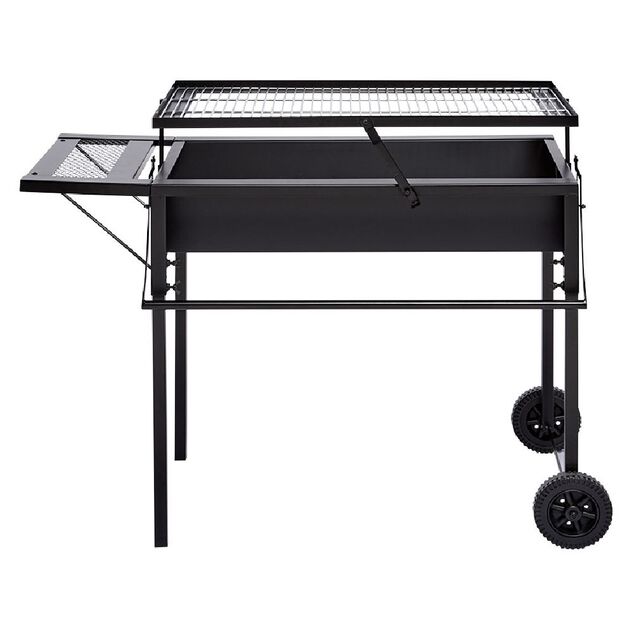 Barbecue &agrave; charbon Lima 3 hauteurs de cuisson grande surface