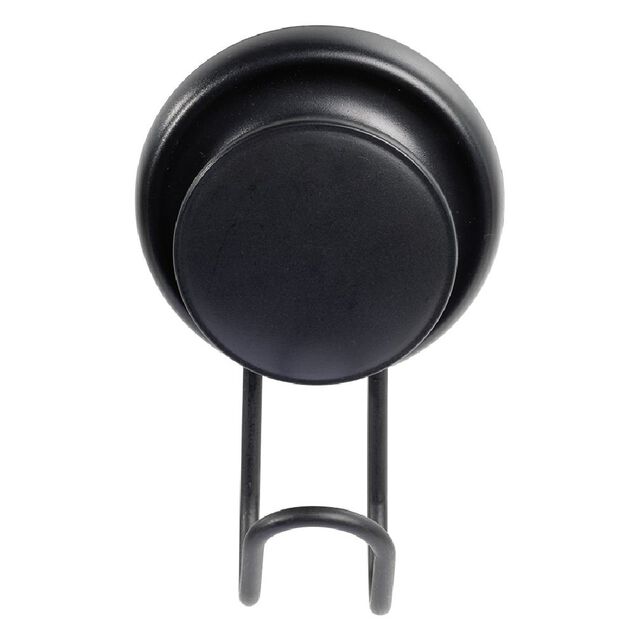 Crochet &agrave; ventouse m&eacute;tal noir