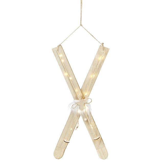 Ski en bois &agrave; suspendre, 2 mod&egrave;les