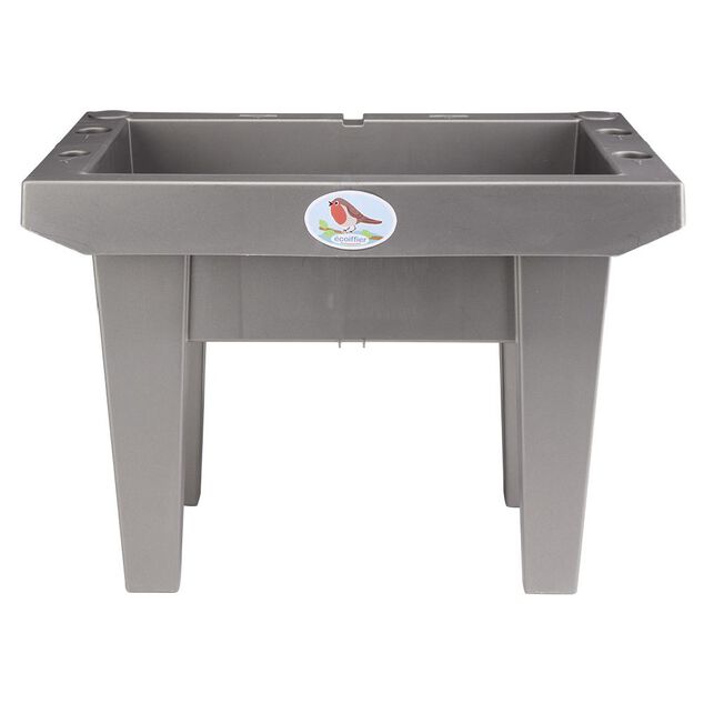 Jardini&egrave;re enfant en plastique gris