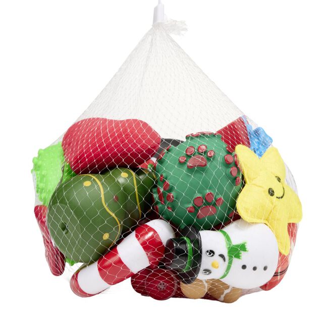 Jouet pour chien X18 pcs L25X15 cm multicolore