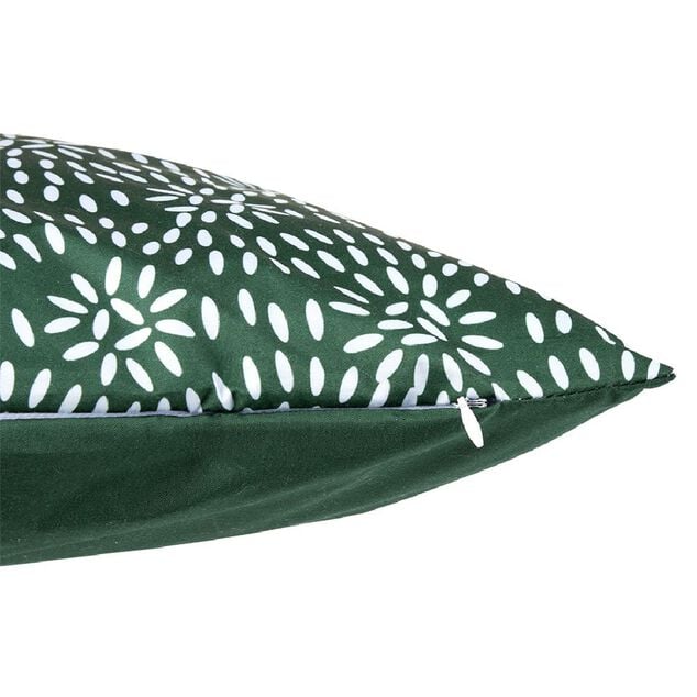 Housse de coussin carr&eacute; Splendor vert