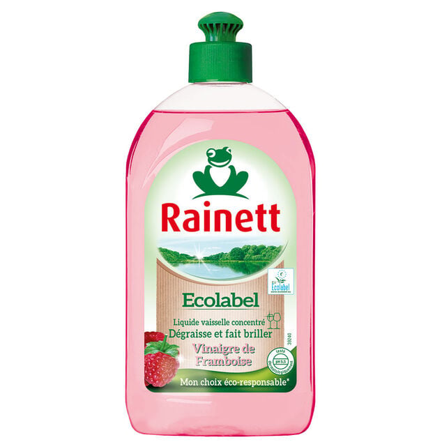 Liquide vaisselle vinaigre de framboise Rainett 500 ml