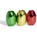 Bolduc vert rouge et doré brillant 10m x3