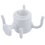 Accessoire adaptable pour parasol de plage plastique avec 4 crochets