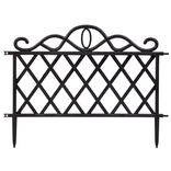 Bordure de jardin noire x5