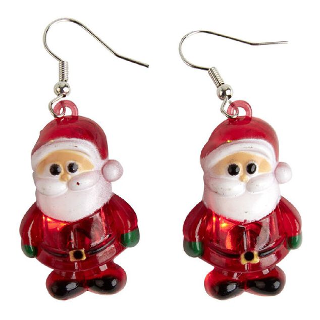 Boucles d'oreille lumineuses 2led