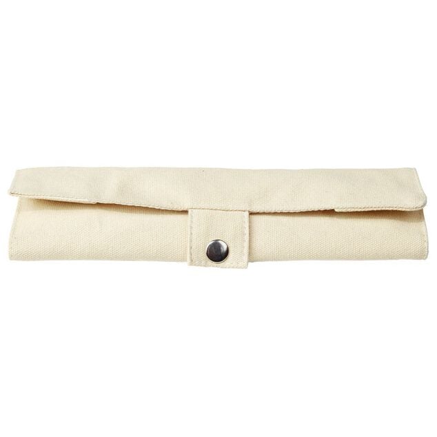 Étui avec couverts en bambou fourchette/couteau/cuillère 3 pièces