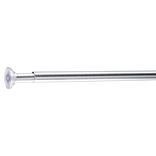 Tringle poussoir gris chromé L110-200cm