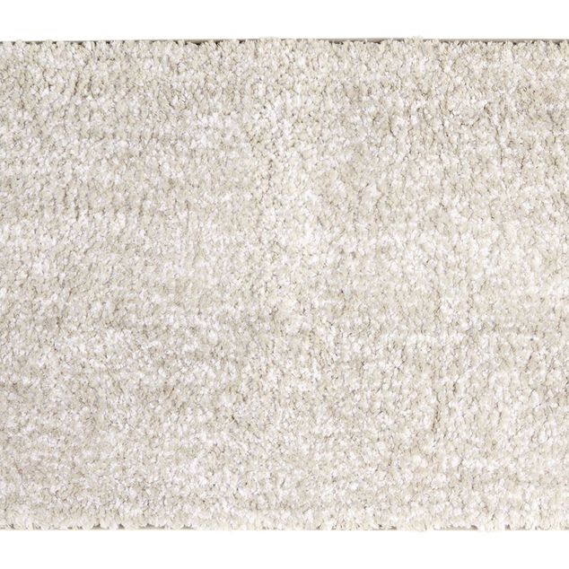 Tapis de salle de bain gris en polyester