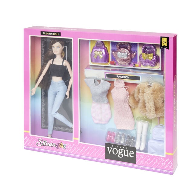 Poup&eacute;e mannequin avec ses accessoires - 2 mod&egrave;les