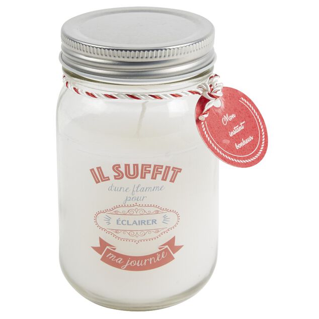 Bougie parfum&eacute;e &agrave; message