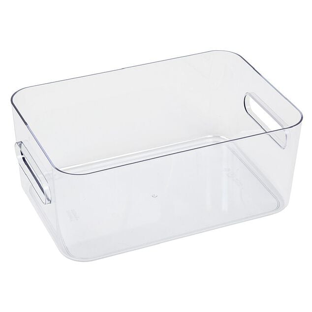 Bo&icirc;te de rangement en plastique transparent SmartStore Compact Clear M