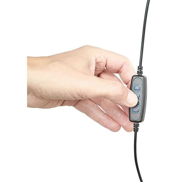 Anneau lumineux flexible &agrave; LED x2 avec support pour smartphone