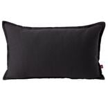 Housse de coussin coton Panama 30x50cm gris