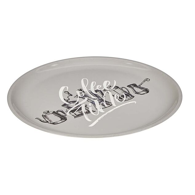 Plateau rond style vintage