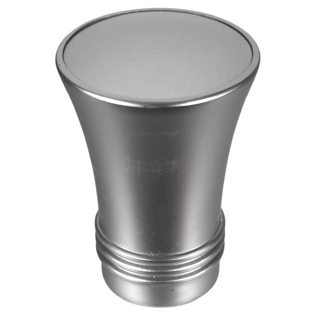 Embout pour tringle &agrave; rideaux x2 couleur m&eacute;tal nickel