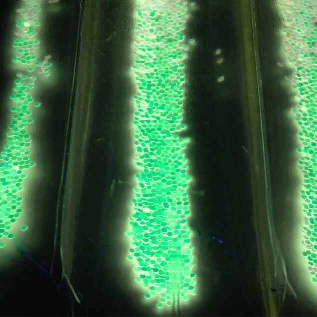 Matelas gonflable phosphorescent 180x65xH14cm