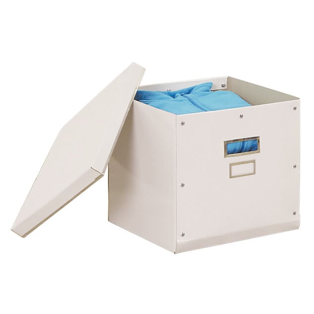 Bo&icirc;te de rangement carton L31 x H30 x L31 cm