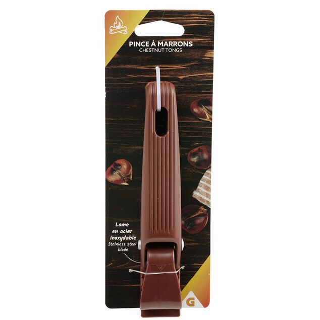 Pince à marrons lame en acier inoxydable L17cm