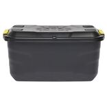 Box de rangement brico noir 75L