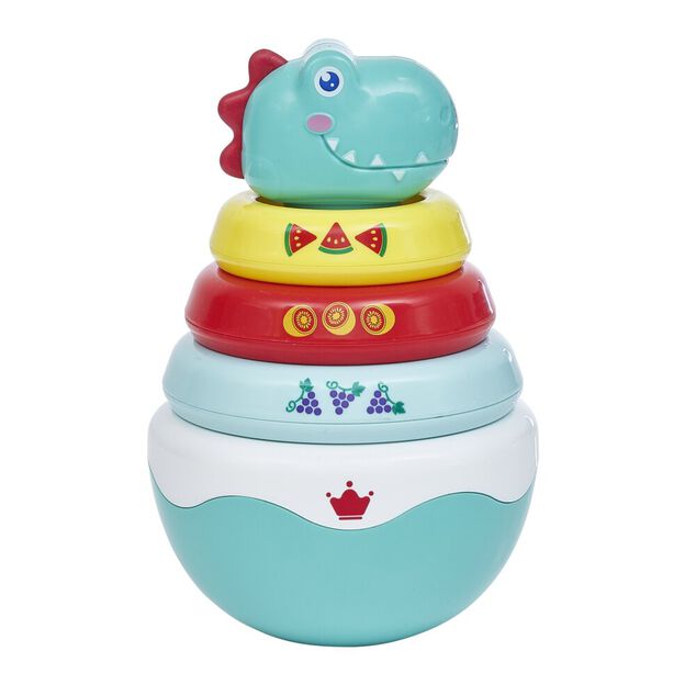 Roly Poly 2en1 culbuto et anneaux multicolore