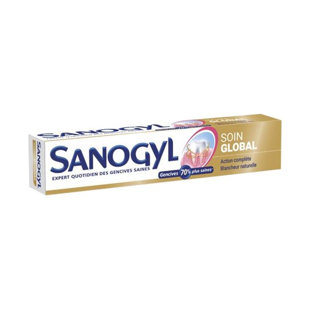Dentifrice Sanogyl soin global blancheur tube 75ml