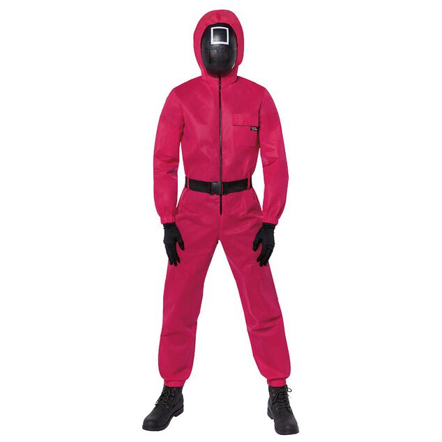 D&eacute;guisement combinaison Squid Game rouge Taille S