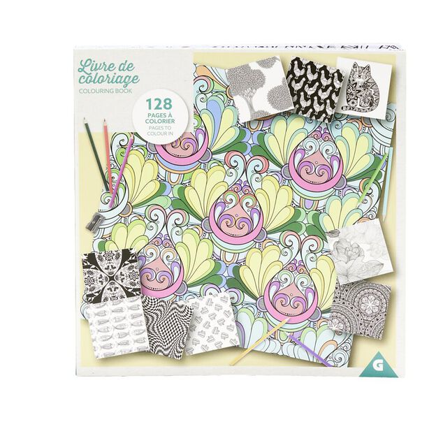 Livre de coloriage adulte 128 pages