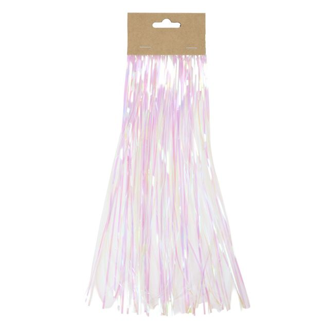 Cheveux d'ange L30cm argent&eacute;