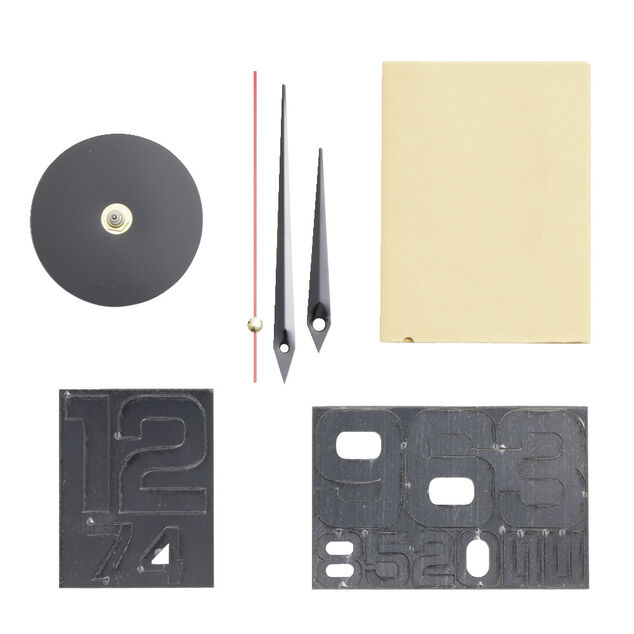 Horloge murale adh&eacute;sive &Oslash;40cm