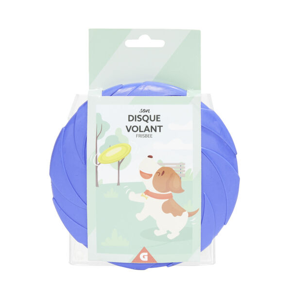 Disque volant frisbee pour animaux Ø15cm (4 modèles)