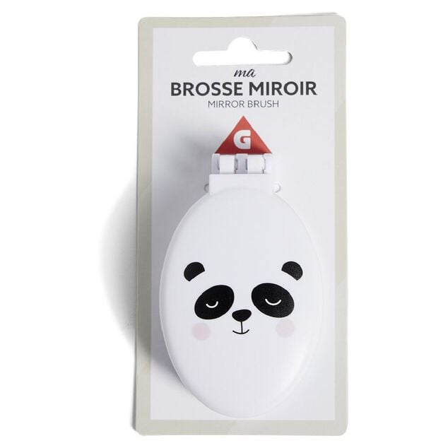 Brosse &agrave; cheveux enfant pliable avec miroir (2 mod&egrave;les)