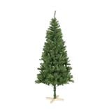 Sapin artificiel vert pied en bois 730 branches Ø108xH210cm
