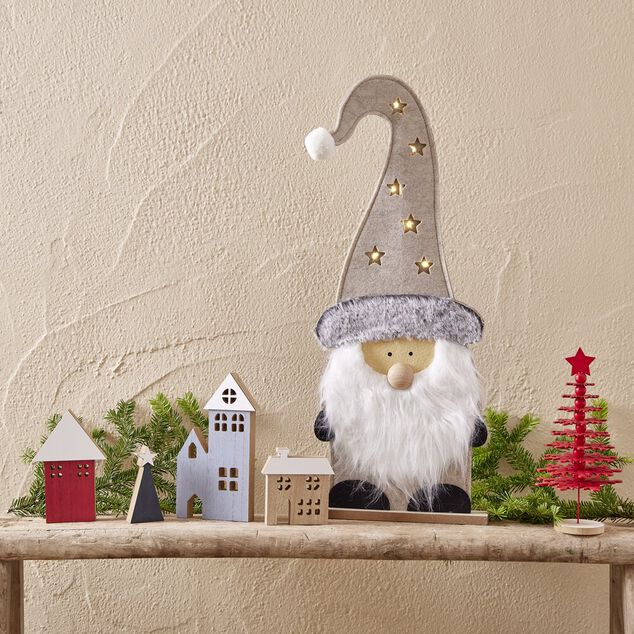 Maisonnette chalet village de no&euml;l en bois 4 pi&egrave;ces