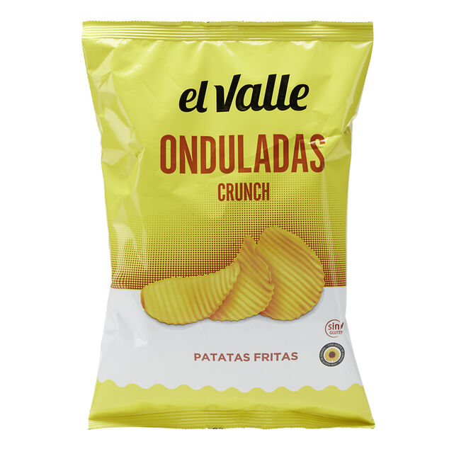 Chips ondul&eacute;es El Valle saveur pomme de terre 150g