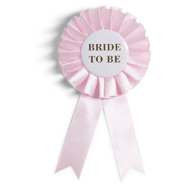 Badge future mari&eacute;e en tissu