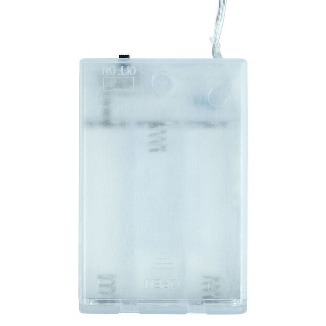 Guirlande &eacute;lectrique fil cuivre 100microLED 5m d'&eacute;clairage blanc froid