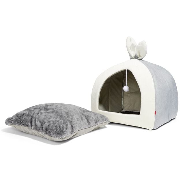 Couchage pour chat forme tente 32x32xH36cm
