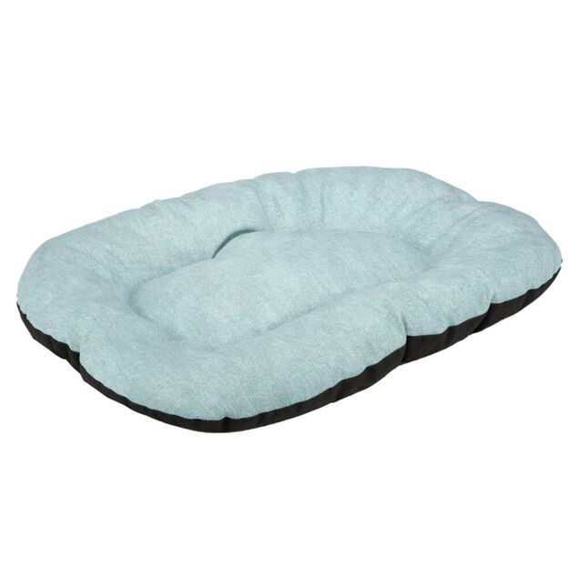 Couchage chien ou chat coton et polyester bleu 35x50cm