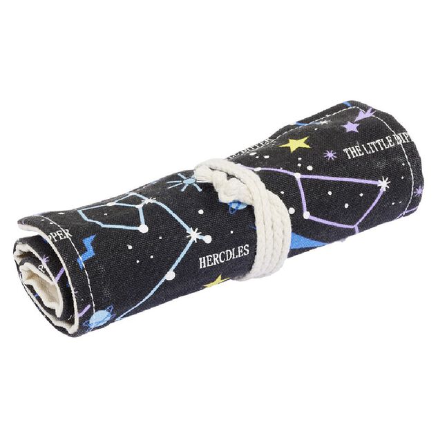 Crayon de couleur avec &eacute;tui en coton x24